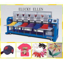 best sale Six heads flat /cap/T-shirt computerized embroidery machine